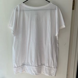 Lane Bryant Tops - White and silver sequins detailed shirt Lane Bryant Tops - White and silver sequins detailed shirt